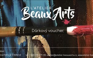 L`Atelier Beaux Arts / Markéta Grimaux – Praha 1 - Staré Město – DÁRKOVÝ VOUCHER: 1-denní kurz olejomalby / S POMŮCKAMI