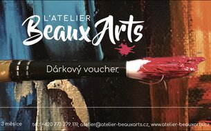 L`Atelier Beaux Arts / Markéta Grimaux – Praha 1 - Staré Město – DÁRKOVÝ VOUCHER: 1 měsíční kurz olejomalby/ S POMŮCKAMI