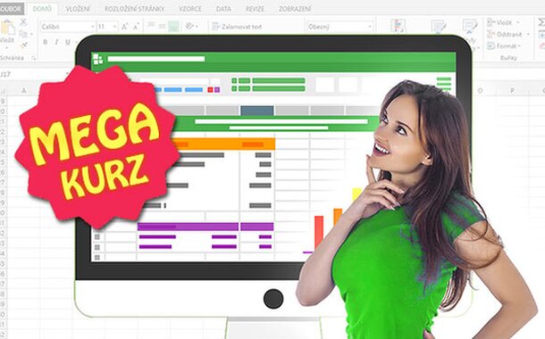 Online MEGA kurz Excelu s neomezeným přístupem